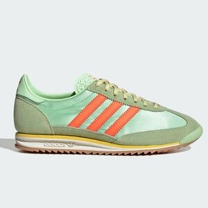 ADIDAS SL 72 OG 70s Sneakers Satin Green Spark / Solar Orange JI0197 NWT